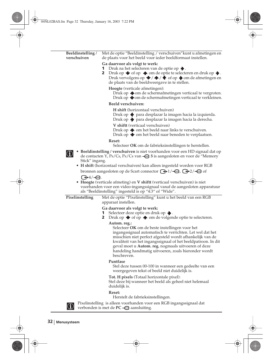 Sony WEGA KLV-30MR1 User Manual | Page 260 / 304