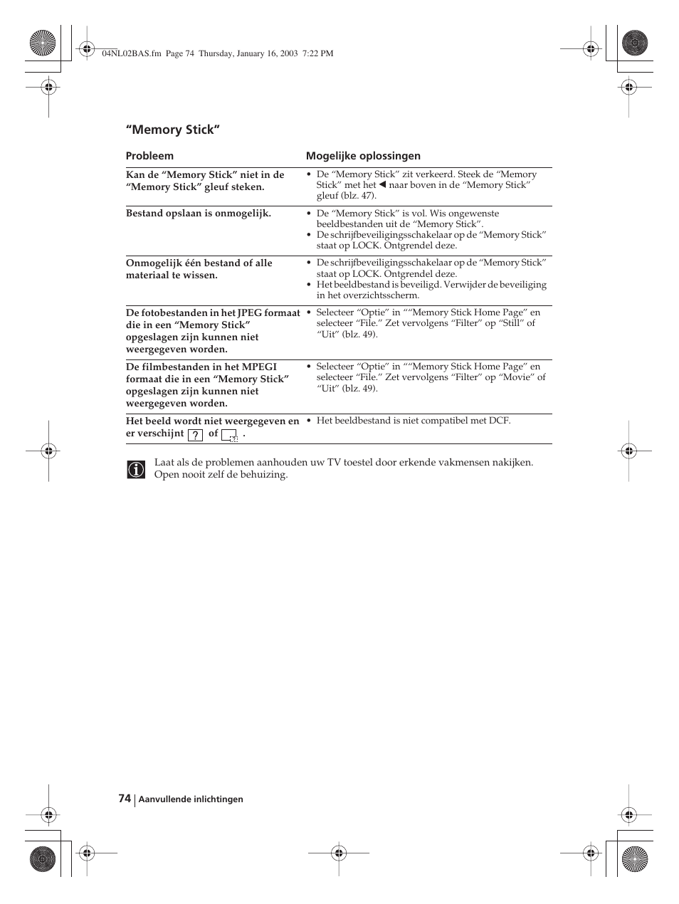 Sony WEGA KLV-30MR1 User Manual | Page 302 / 304