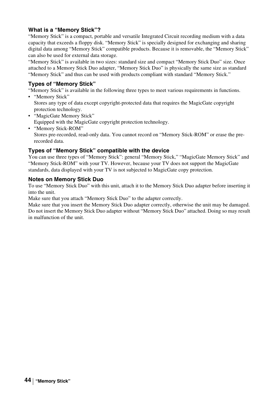 Sony WEGA KLV-30MR1 User Manual | Page 44 / 304