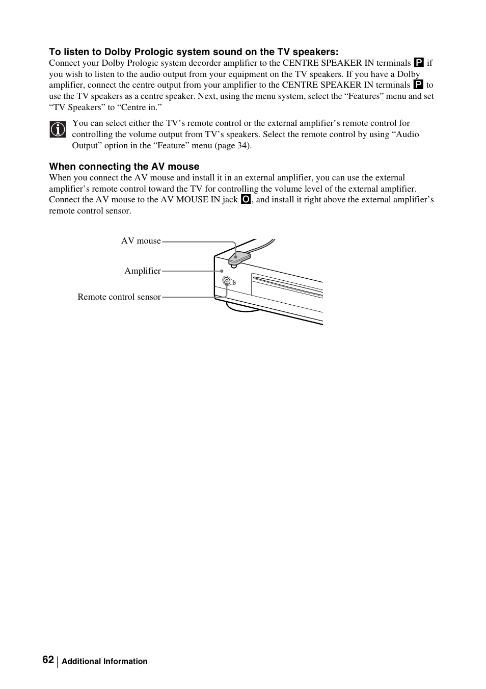 Sony WEGA KLV-30MR1 User Manual | Page 62 / 304
