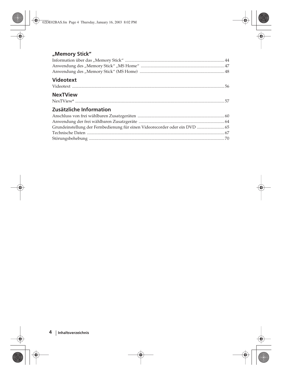 Sony WEGA KLV-30MR1 User Manual | Page 80 / 304