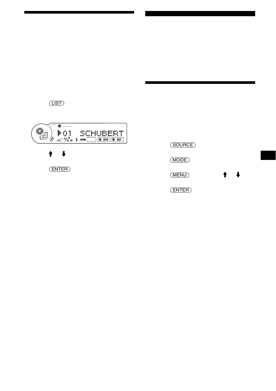 Locating a disc by name, Radio, Storing stations automatically | Best tuning memory (btm), List-up, 13 locating a disc by name | Sony CDX-CA900X User Manual | Page 13 / 84
