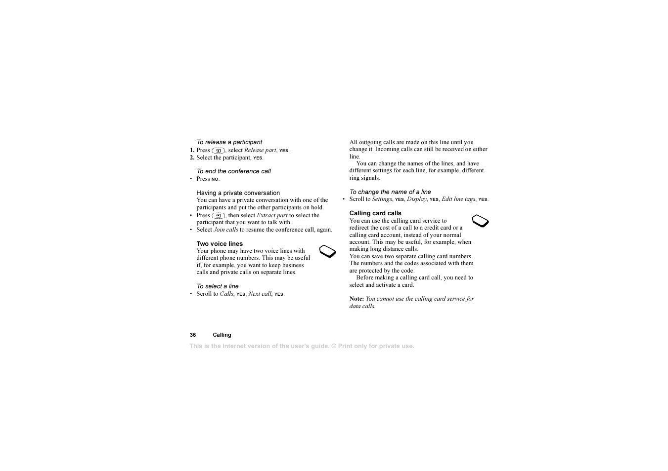 Sony T310 User Manual | Page 36 / 91