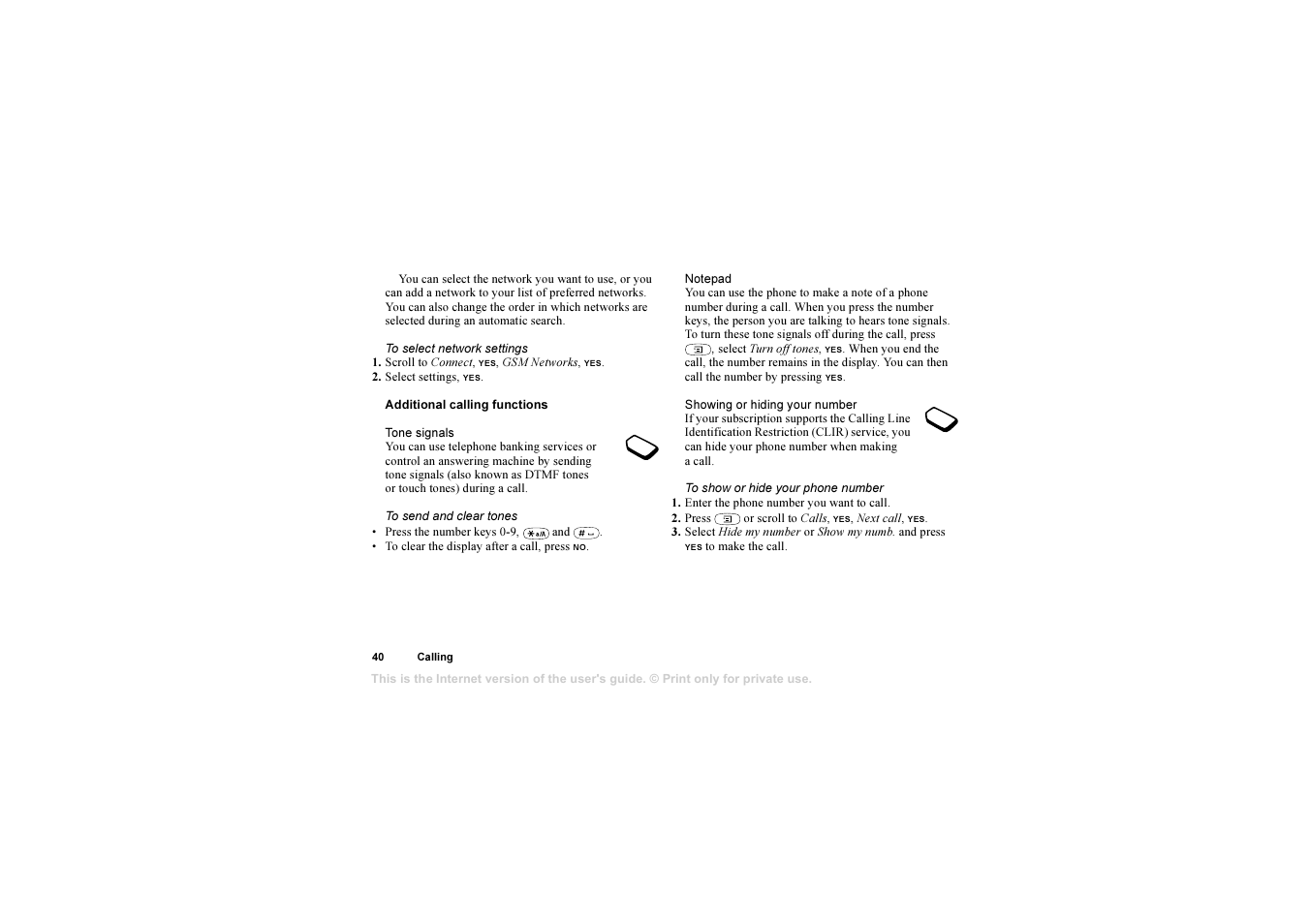 Sony T310 User Manual | Page 40 / 91