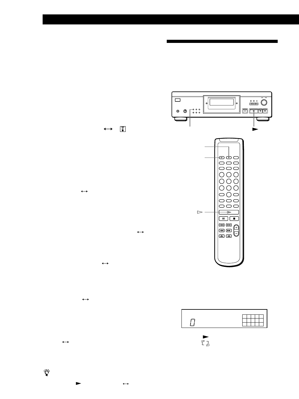 Lecture de disques compacts, Répéter la lecture de la plage en cours | Sony CDP-XA555ES User Manual | Page 36 / 76