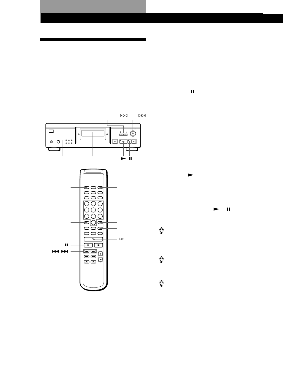 Enregistrement de votre propre programme, Enregistrement de disques compacts | Sony CDP-XA555ES User Manual | Page 40 / 76