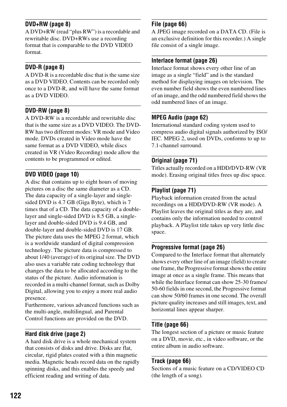 Sony DAR-RH7000 User Manual | Page 122 / 536