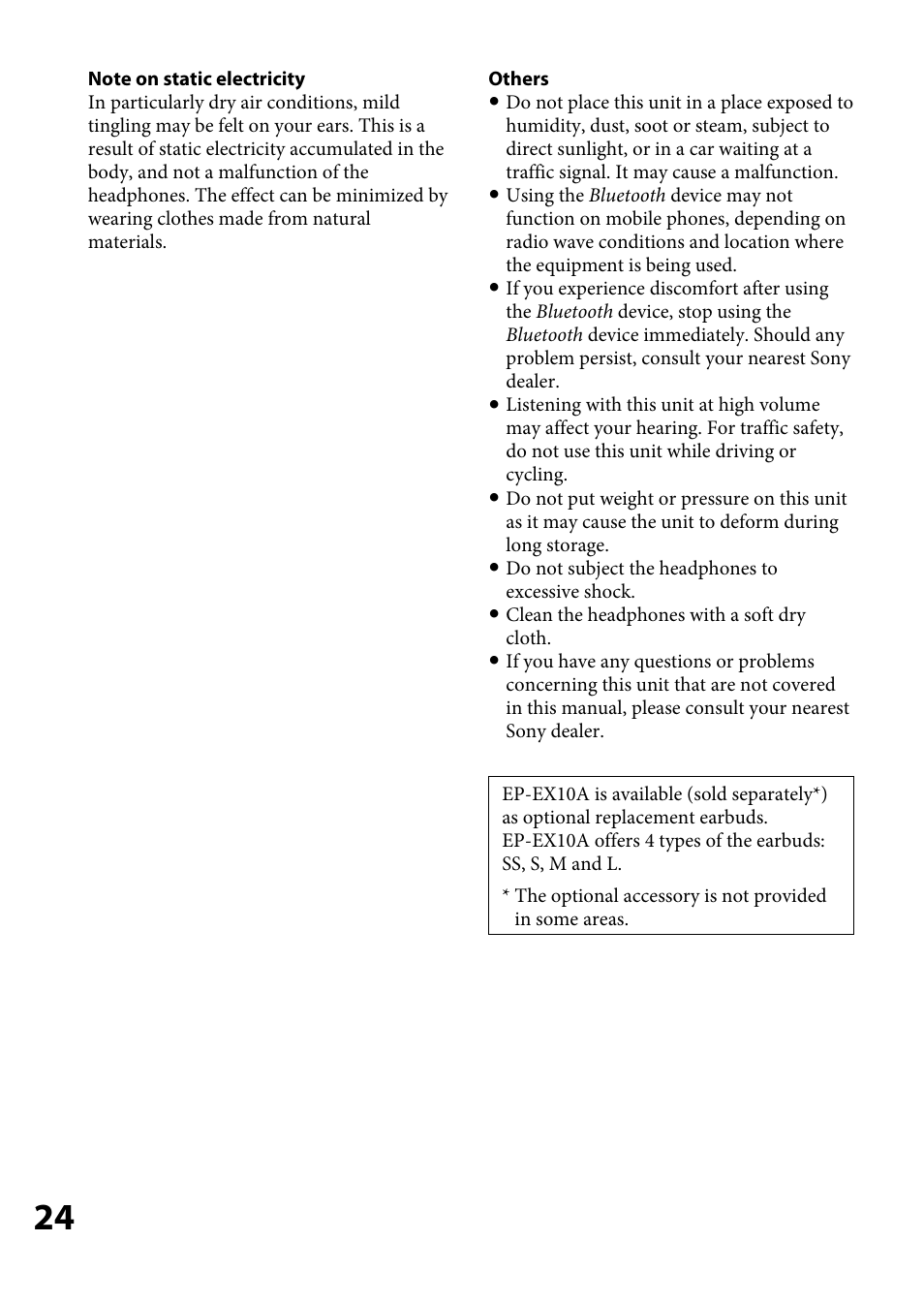 Sony DR-BT100CX User Manual | Page 24 / 32