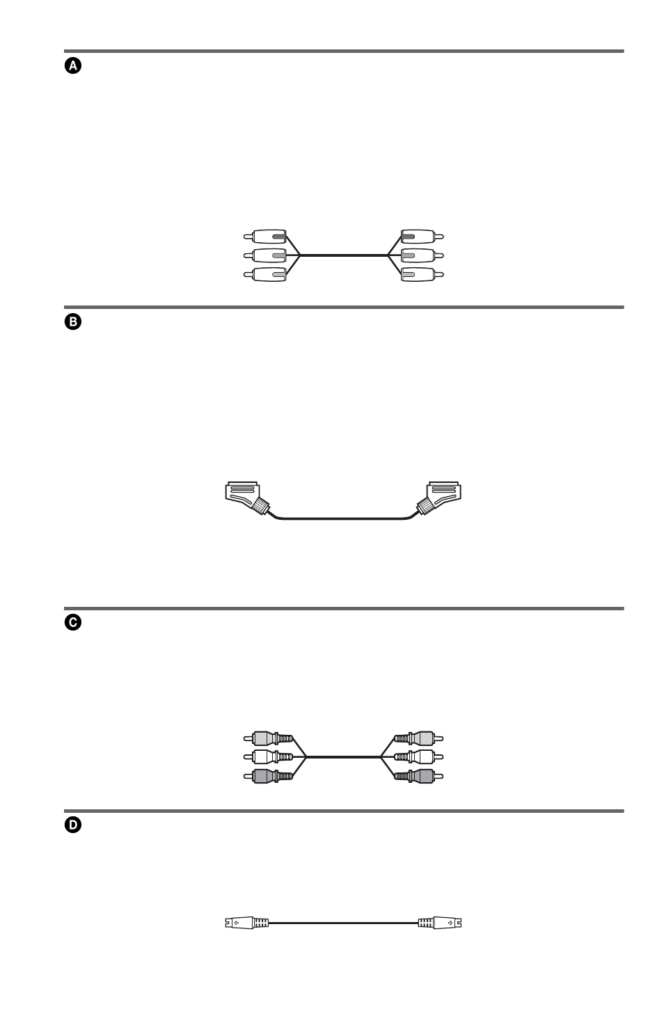 If you are connecting to a scart input jack, If you are connecting to a video input jack, If you are connecting to an s video input jack | Sony DVP-NS52P User Manual | Page 16 / 78