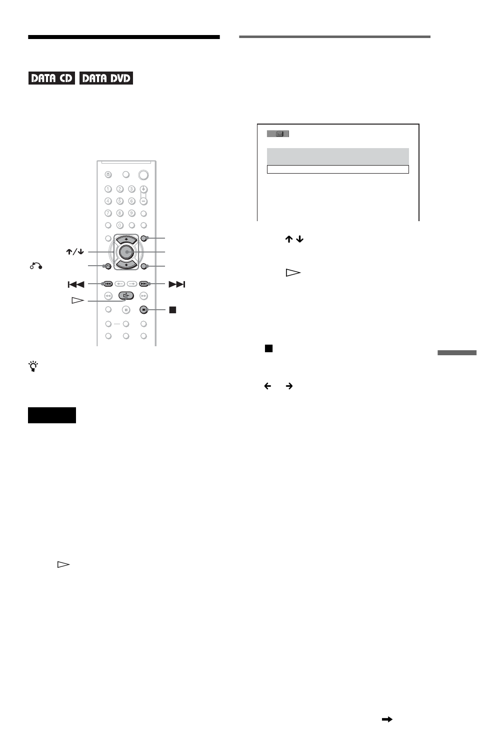 L1 - playing divx video files, Playing divx video files, Selecting an album | Sony DVP-NS52P User Manual | Page 57 / 78