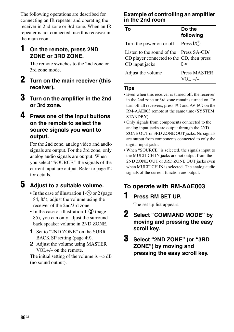 Sony STR-DA7100ES User Manual | Page 86 / 139