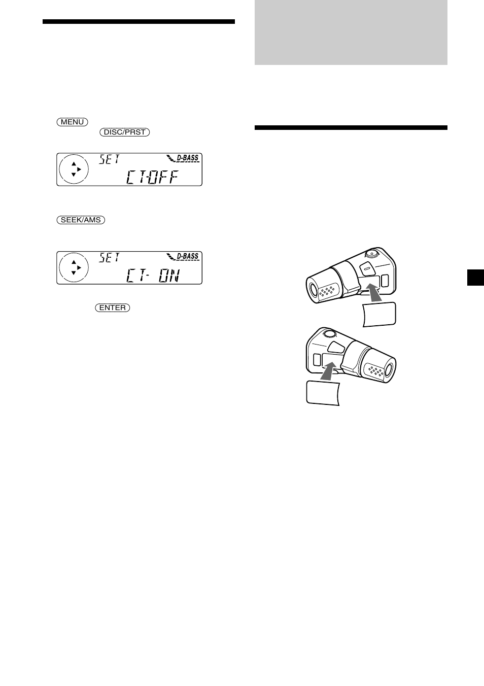 Altre funzioni, Impostazione automatica dell’orologio | Sony MDX-CA580 User Manual | Page 111 / 152
