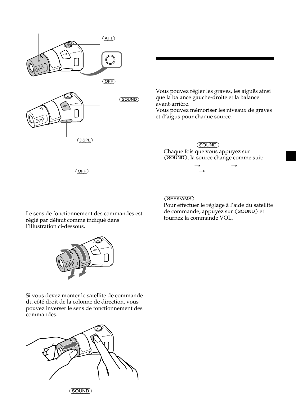 Réglage des caractéristiques du son | Sony MDX-CA580 User Manual | Page 83 / 152