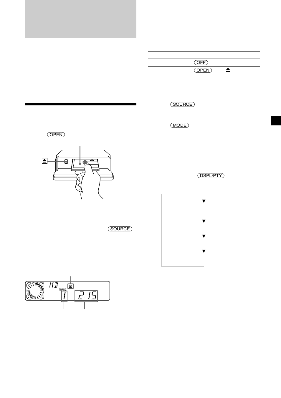 Md player cd/md unit (optional), Listening to an md | Sony MDX-CA580 User Manual | Page 9 / 152