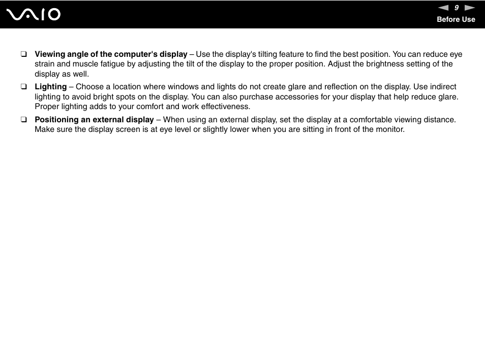 Sony VGN-FJ100 User Manual | Page 9 / 170