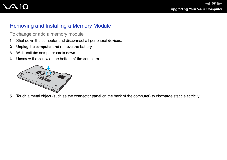 Sony VGN-FJ100 User Manual | Page 96 / 170
