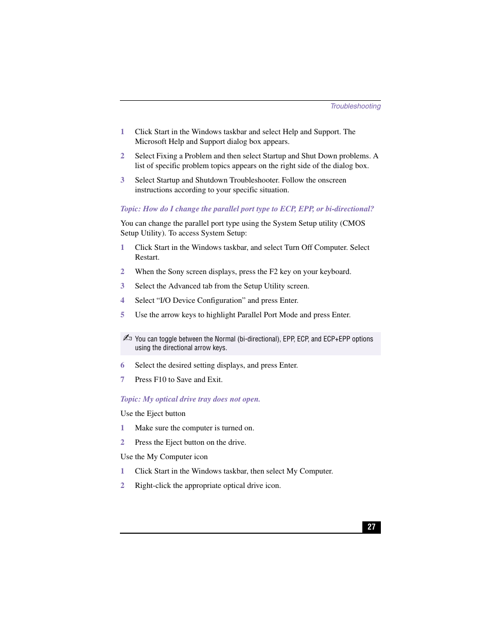 Sony PCV-RX590G User Manual | Page 22 / 39