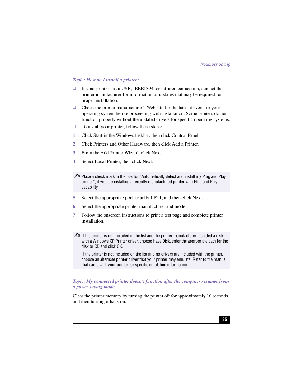 Sony PCV-RX590G User Manual | Page 30 / 39