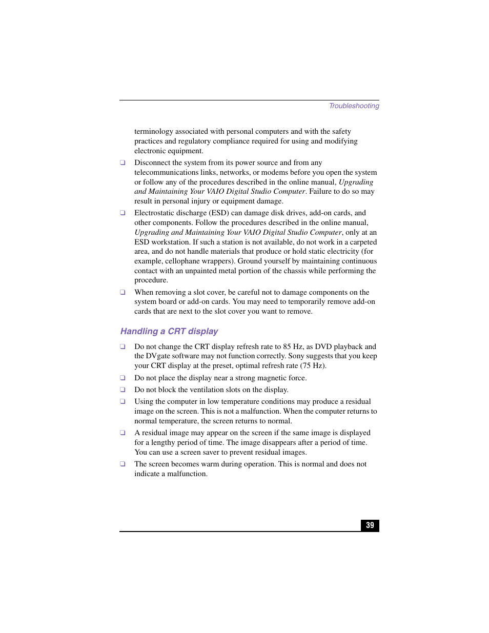 Sony PCV-RX590G User Manual | Page 34 / 39