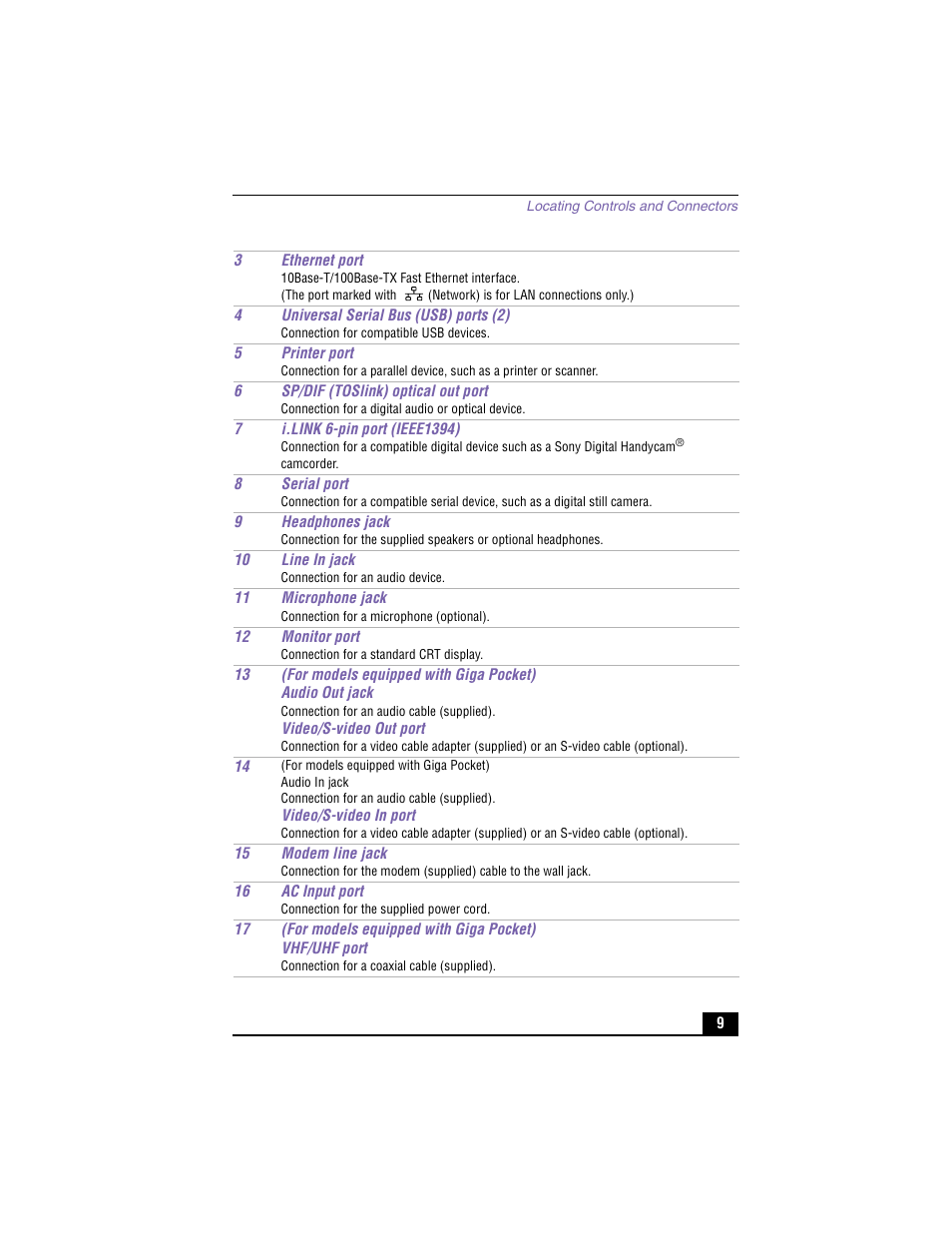 Sony PCV-RX590G User Manual | Page 7 / 39
