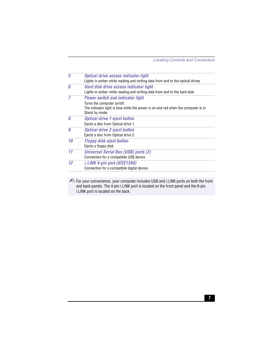 Sony PCV-RX540 User Manual | Page 6 / 29