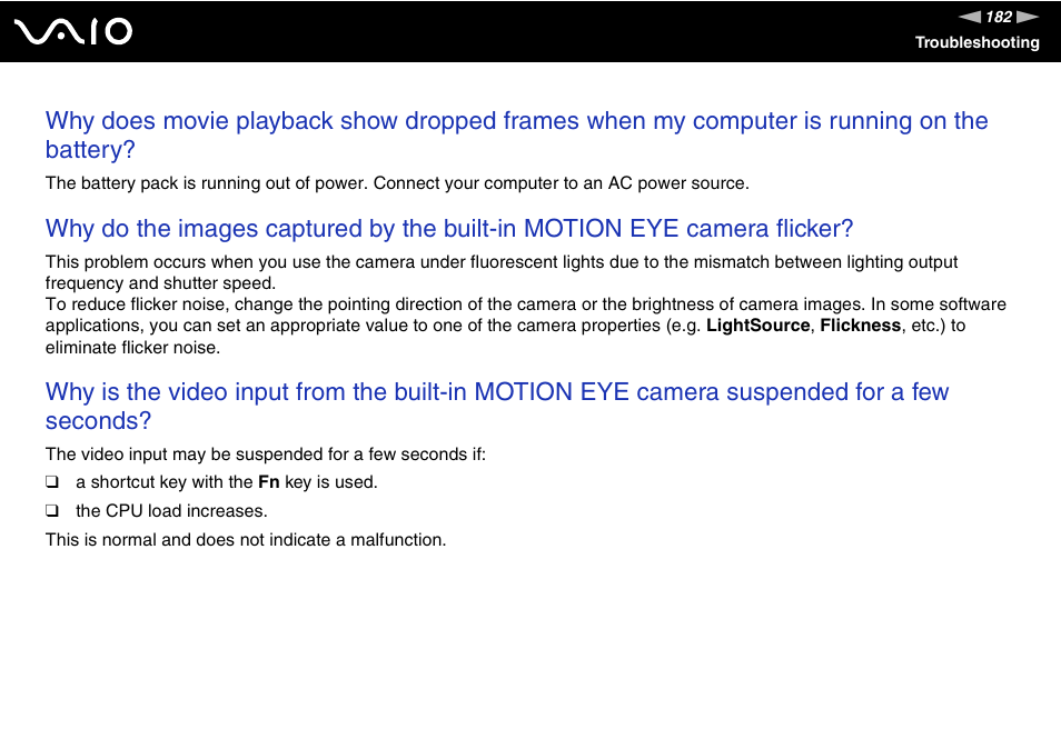 Sony VGN-SZ300 User Manual | Page 182 / 230