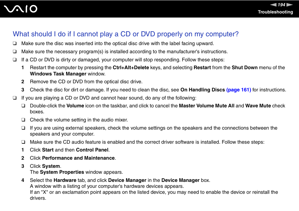 Sony VGN-SZ300 User Manual | Page 194 / 230