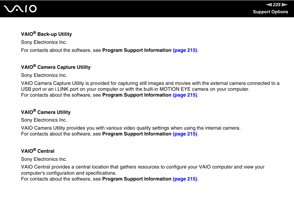 Sony VGN-SZ300 User Manual | Page 225 / 230