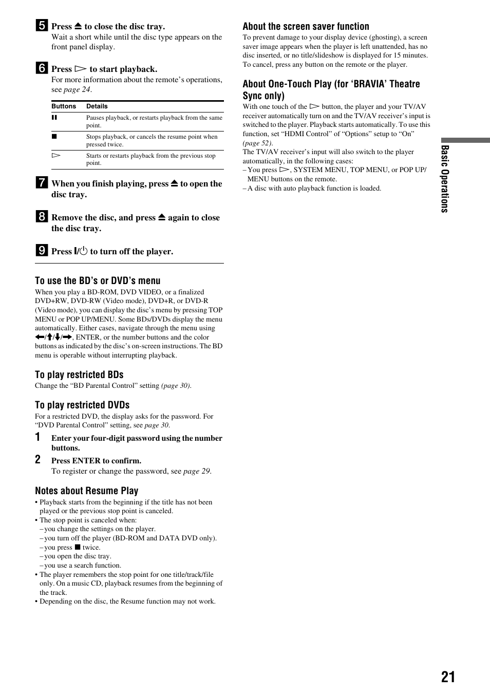 Sony 3-270-909-11(1) User Manual | Page 21 / 71