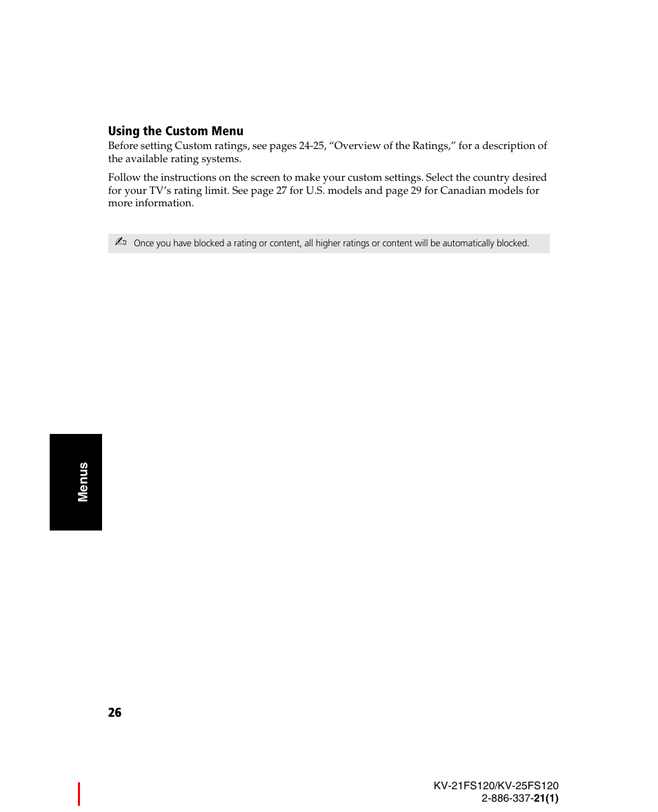 Sony WEGA KV-21FS120 User Manual | Page 34 / 48
