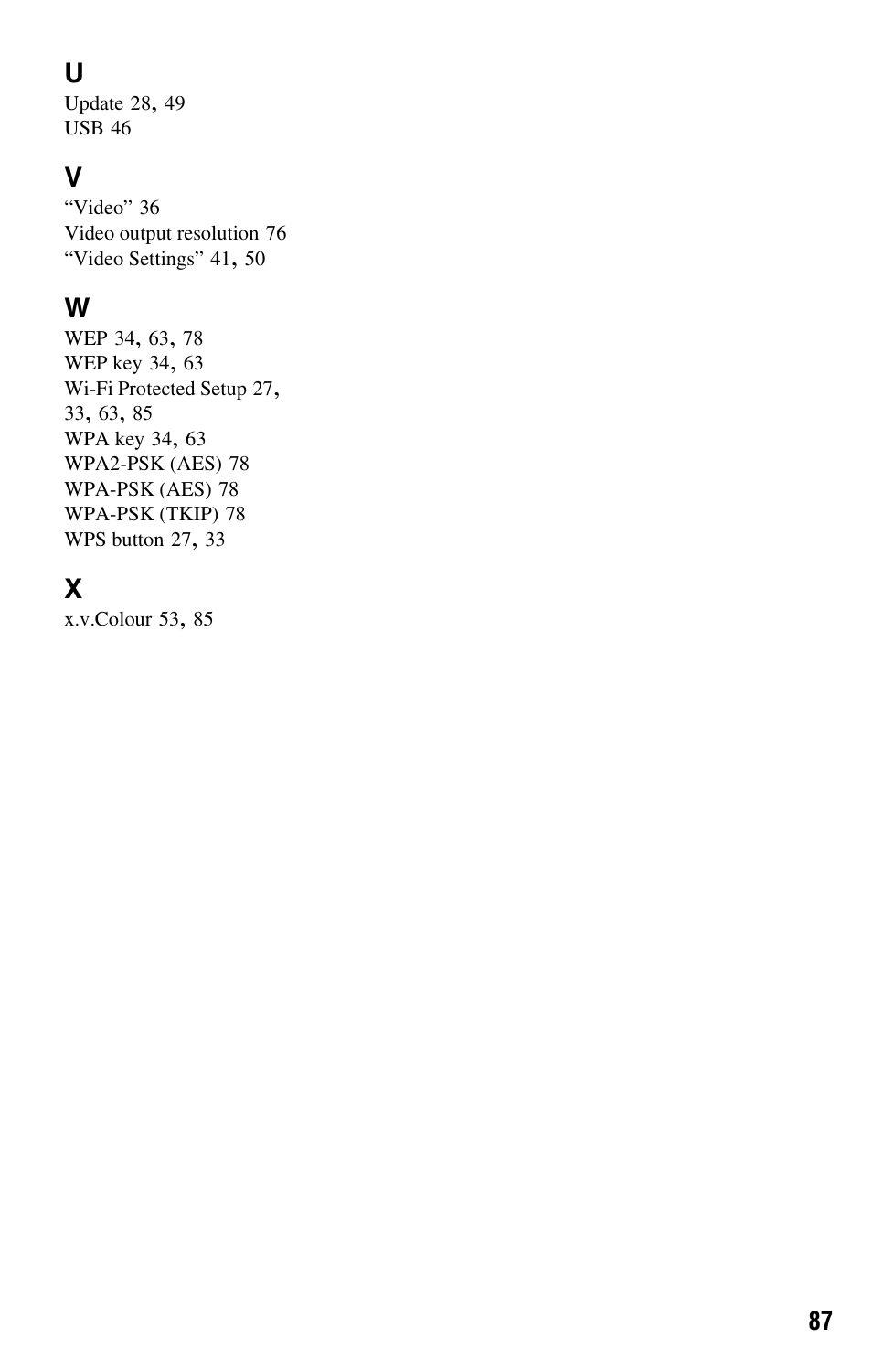 Sony BDP-S760 User Manual | Page 87 / 87