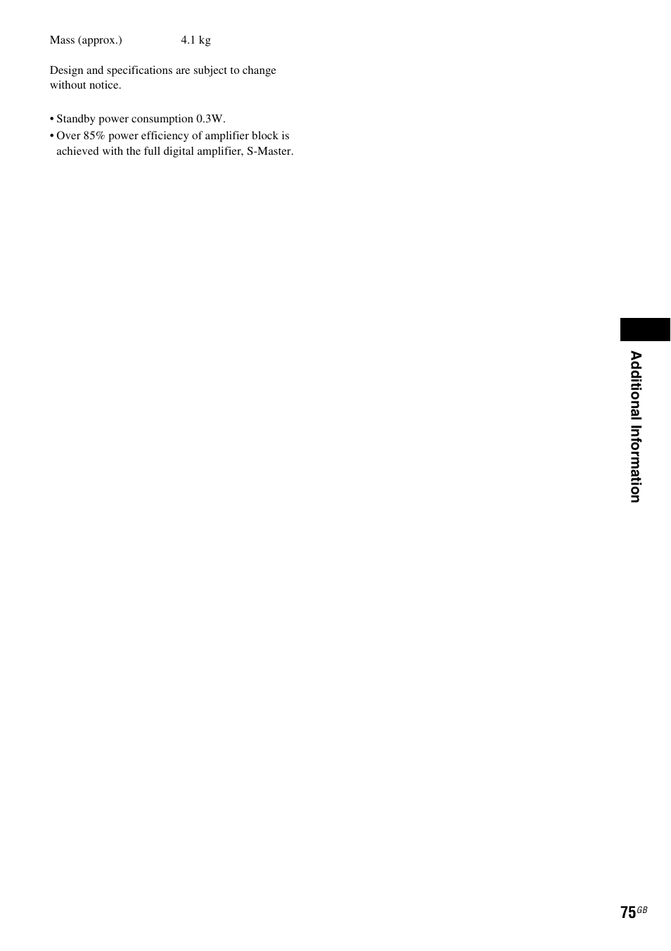 Sony BDV-E380 User Manual | Page 75 / 80