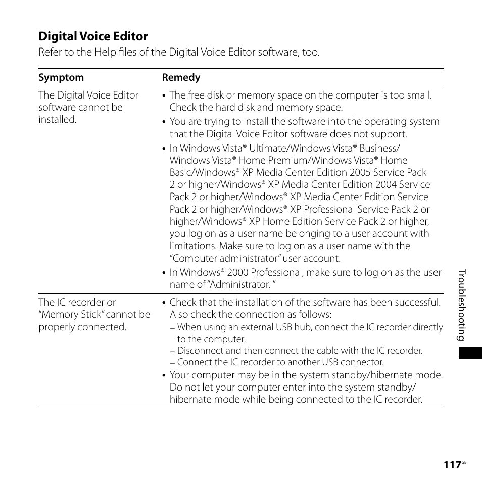 Digital voice editor | Sony ICD-SX800 User Manual | Page 117 / 136