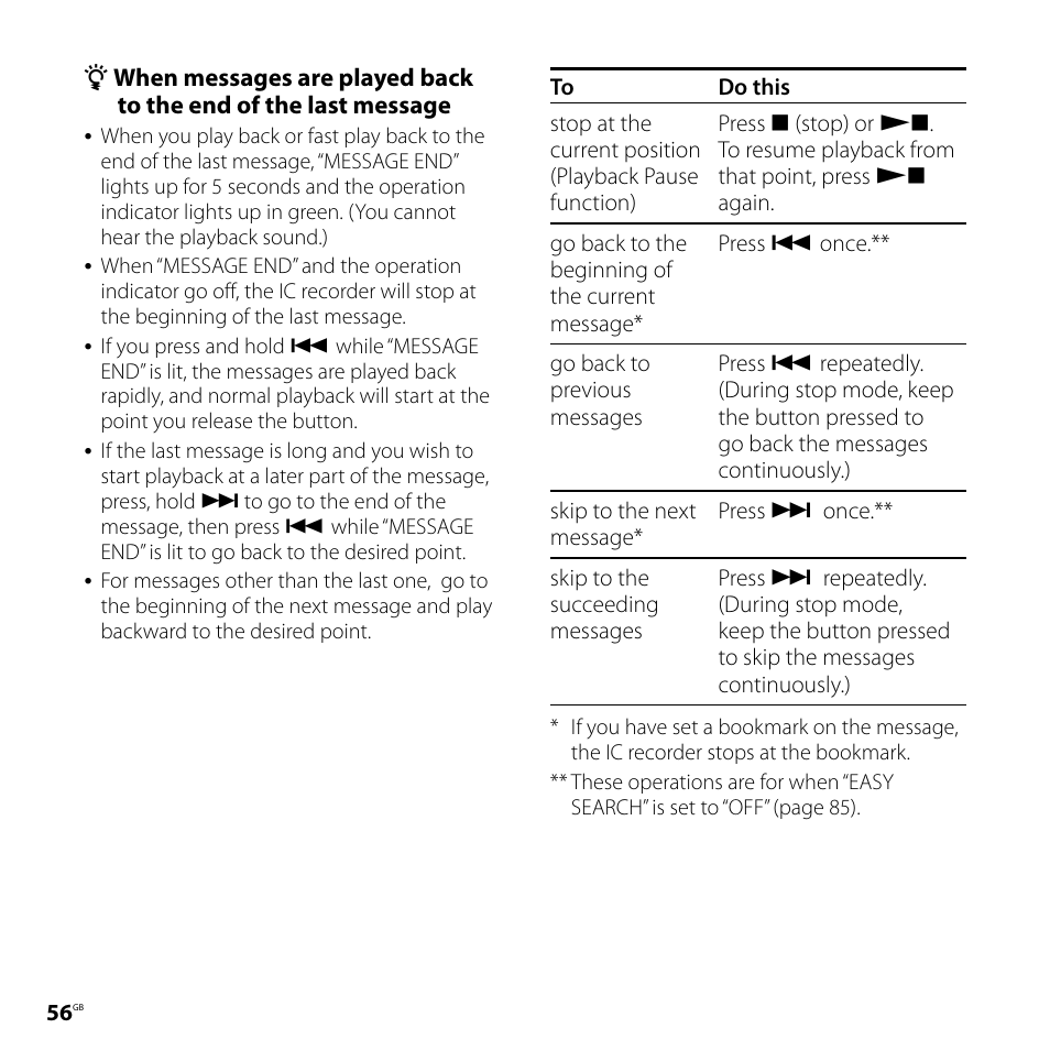 Sony ICD-SX800 User Manual | Page 56 / 136