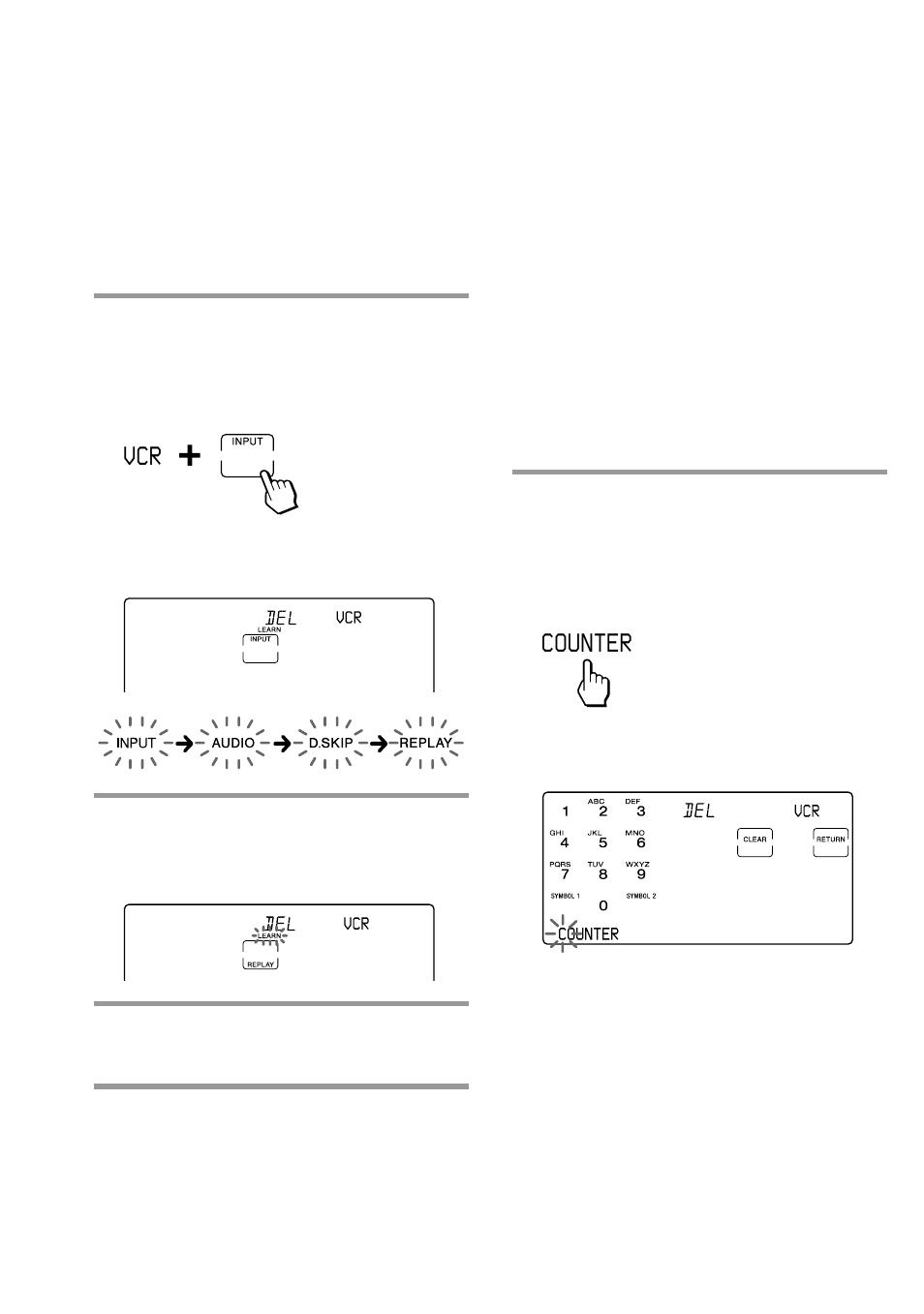 Counter | Sony RM-AV3100 User Manual | Page 24 / 112