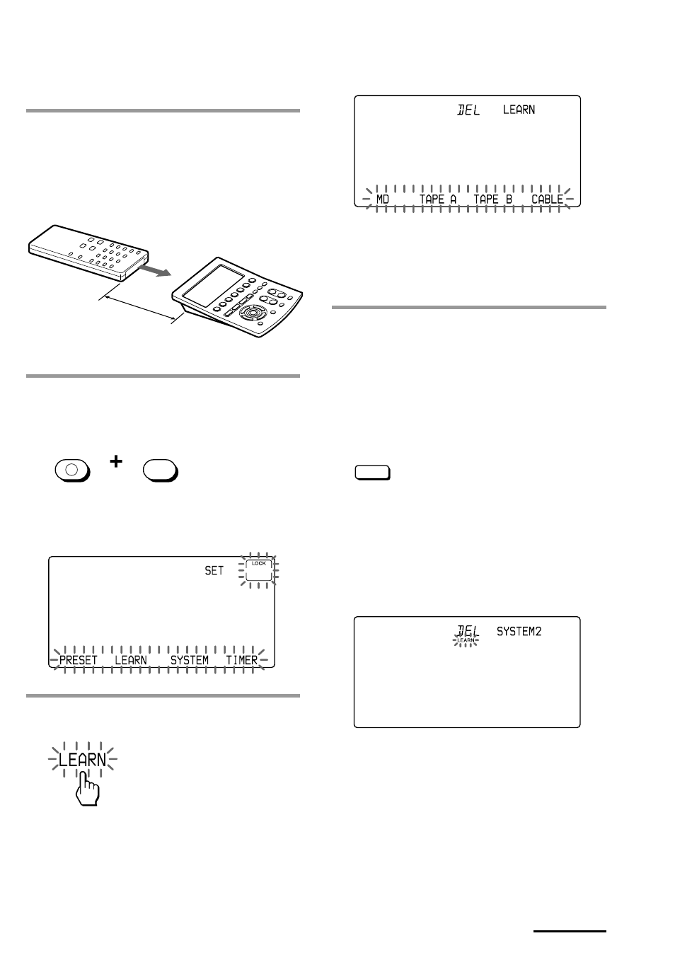 Learn | Sony RM-AV3100 User Manual | Page 51 / 112