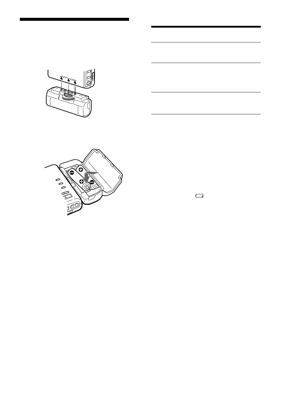 Uso de pilas secas | Sony MZ-R35 User Manual | Page 64 / 192