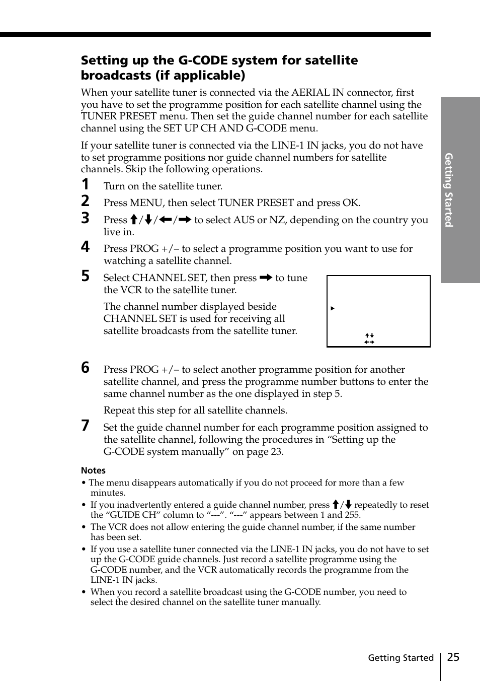Sony SLV-EZ11AZ User Manual | Page 25 / 68