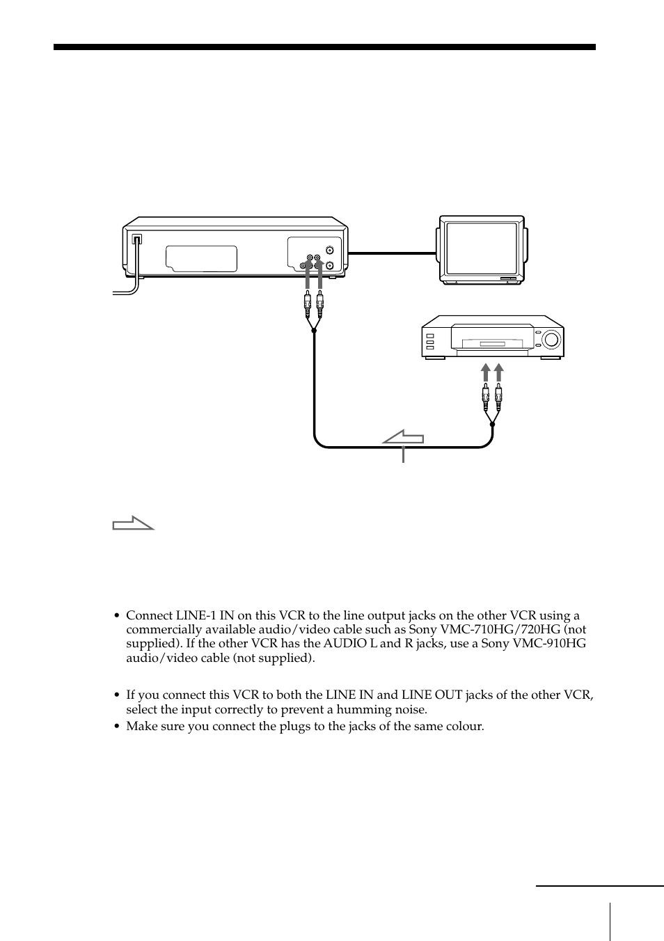 Editing with another vcr, 57 editing with another vcr, How to connect to record on this vcr | Sony SLV-EZ11AZ User Manual | Page 57 / 68