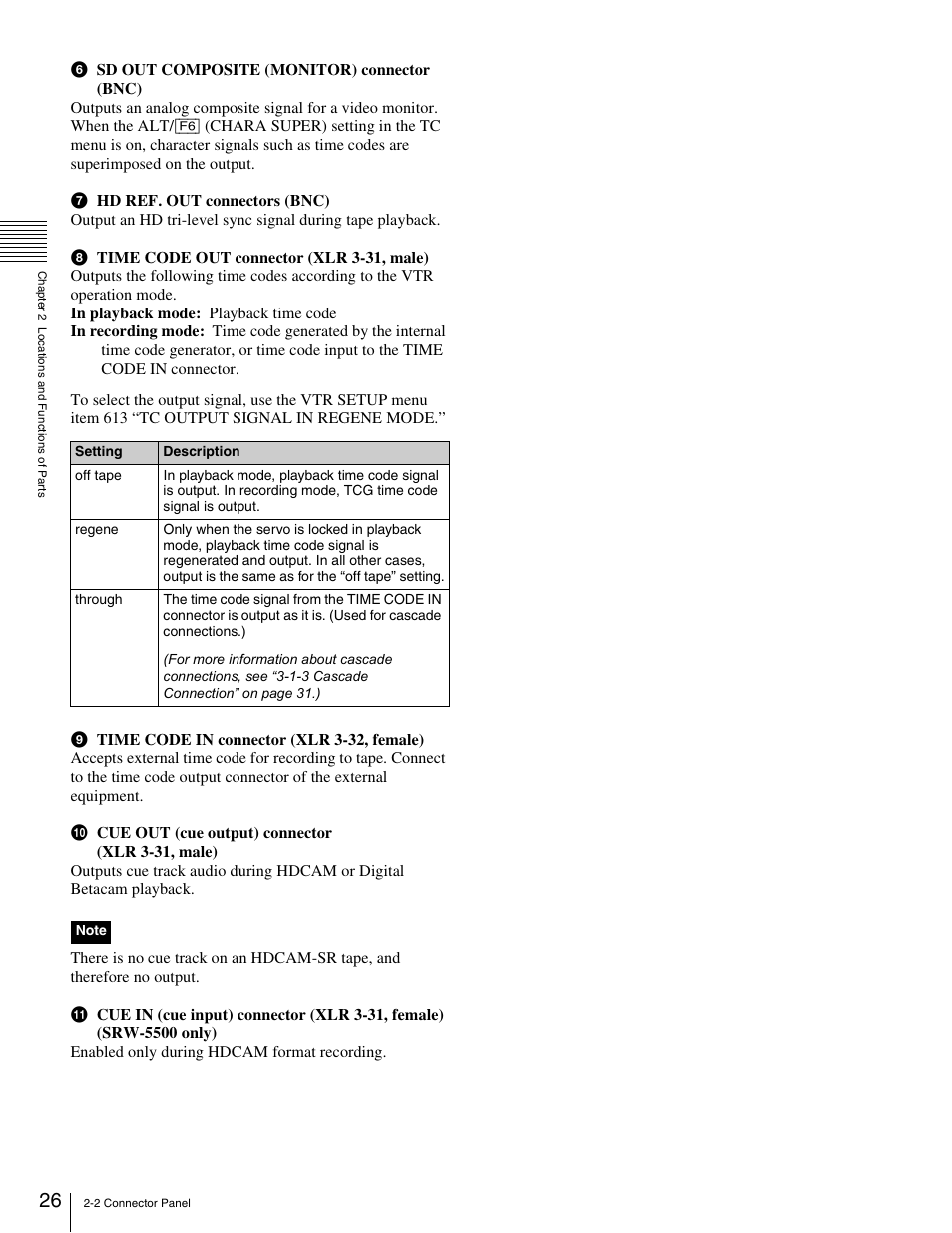 Sony 5500 User Manual | Page 26 / 187