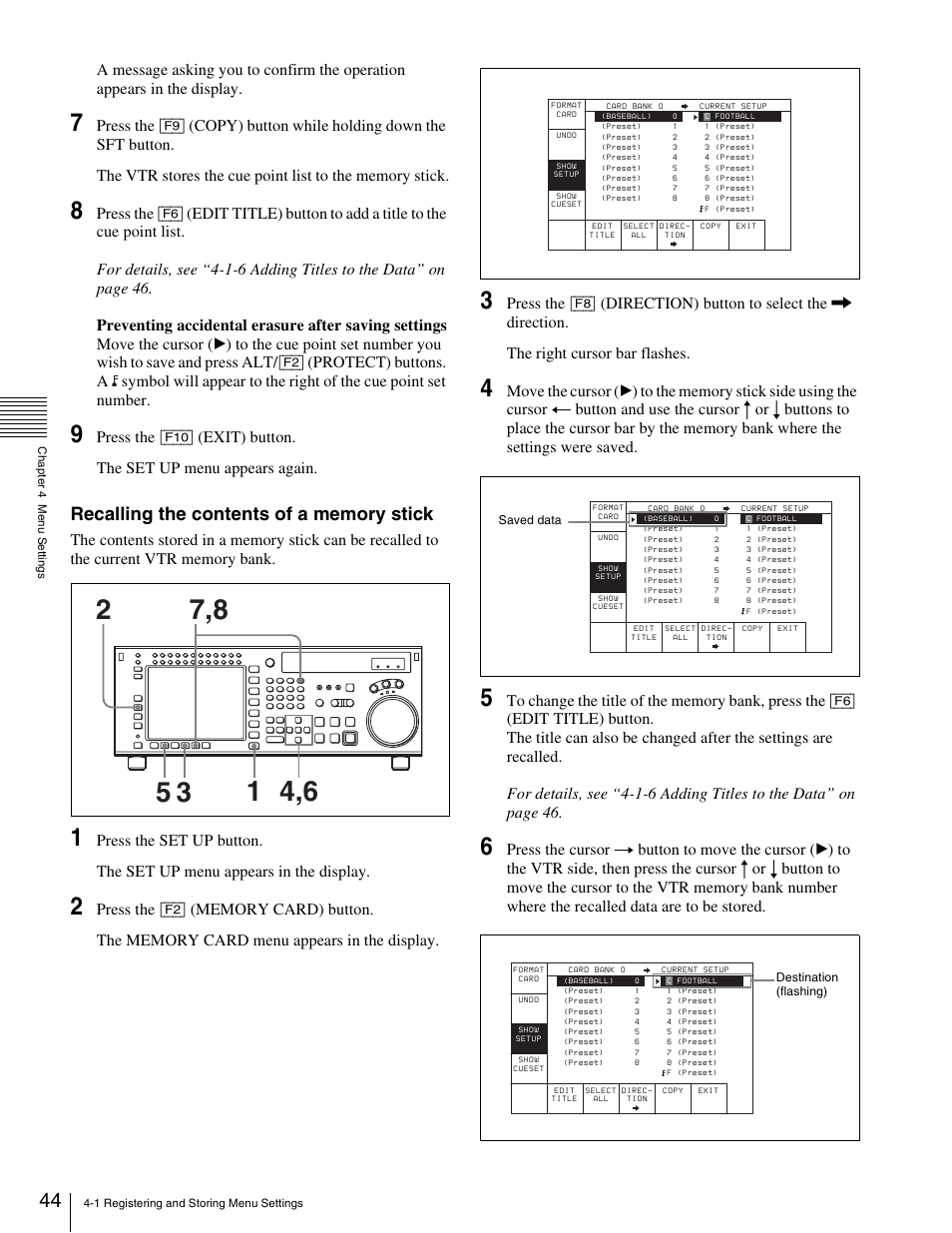 Sony 5500 User Manual | Page 44 / 187