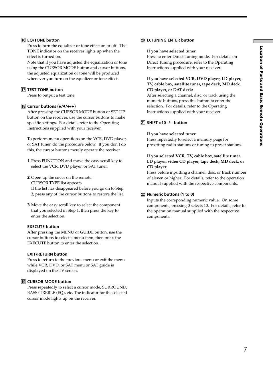 Sony RM-LJ302 User Manual | Page 7 / 23