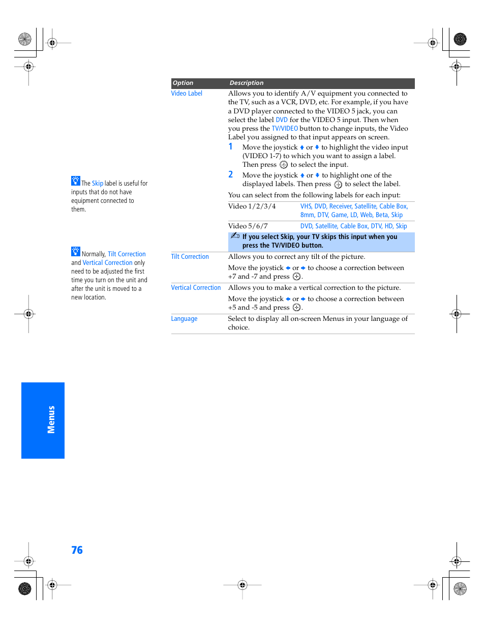 Sony WEGA KV-34XBR800 User Manual | Page 77 / 91