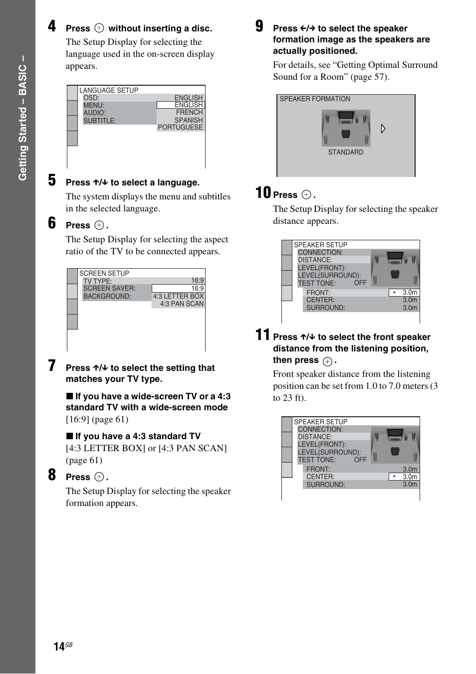 Sony 3-283-028-11(1) User Manual | Page 14 / 88