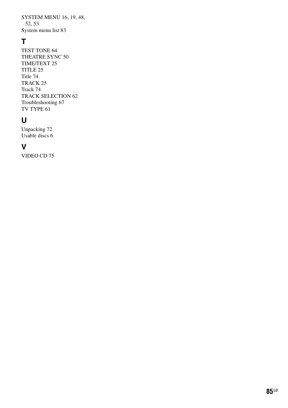 Sony 3-283-028-11(1) User Manual | Page 85 / 88