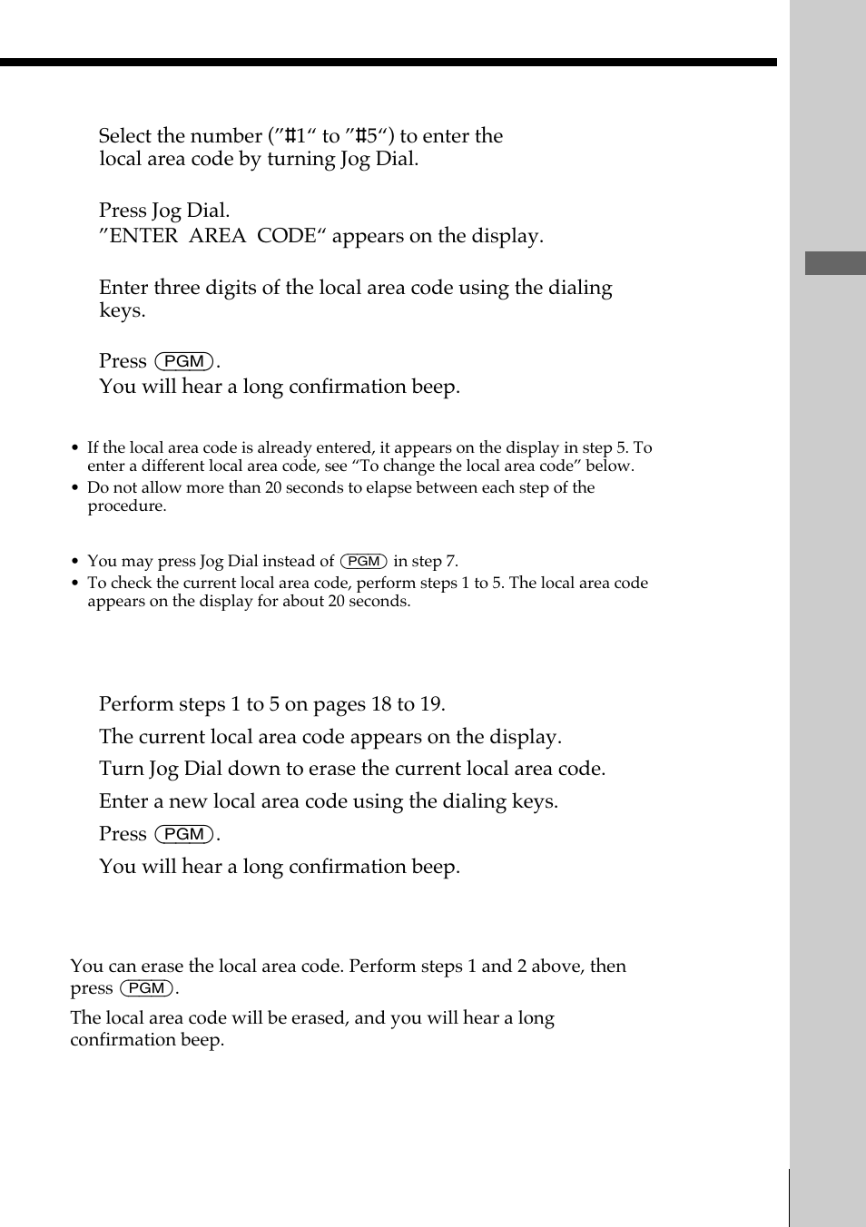Getting started | Sony SPP-IM977 User Manual | Page 19 / 72