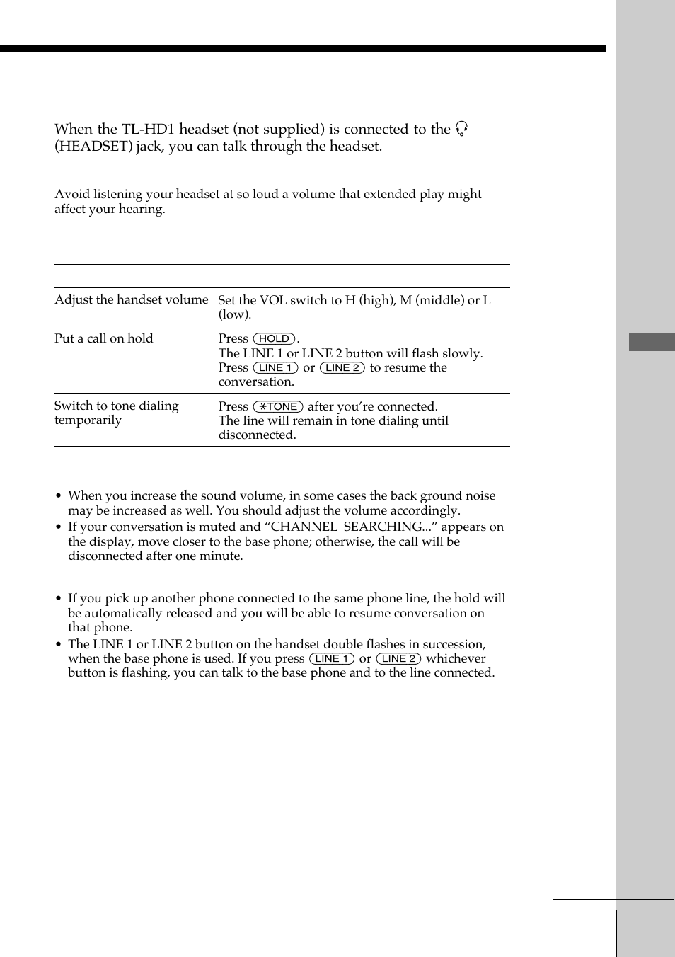 Basics | Sony SPP-IM977 User Manual | Page 25 / 72