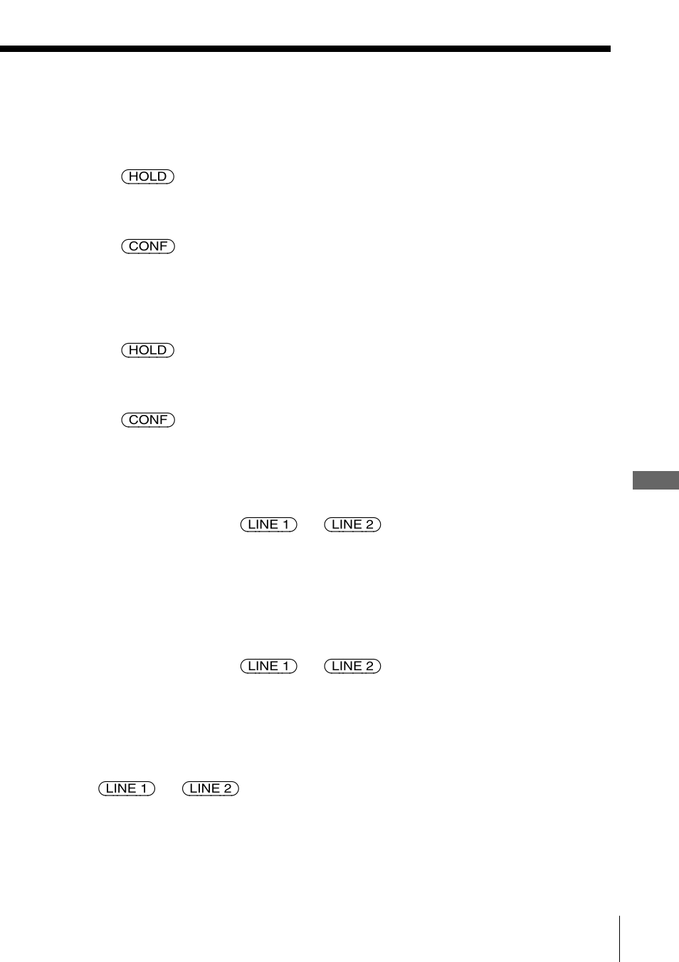 To join three-way conference (four-way conference) | Sony SPP-IM977 User Manual | Page 51 / 72