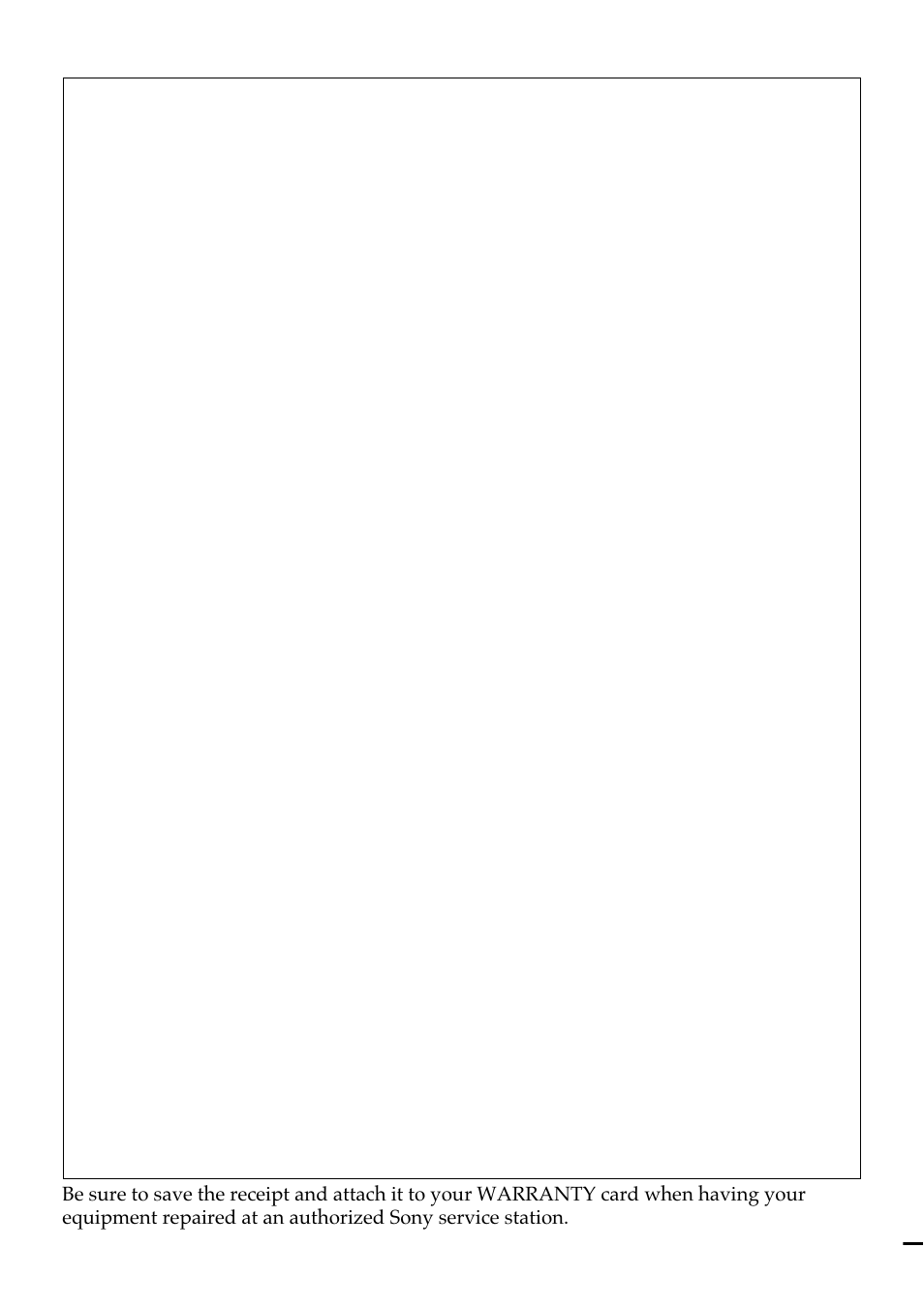 Back cover limited warranty | Sony SPP-IM977 User Manual | Page 72 / 72