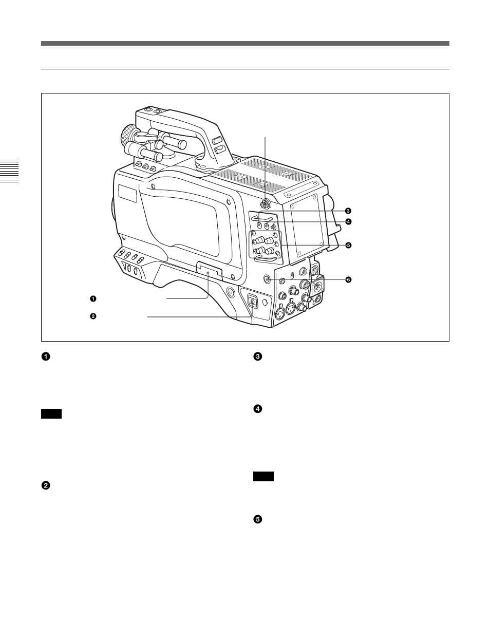 2 controls and connectors, 8(e) | Sony HDC-F950 User Manual | Page 82 / 130